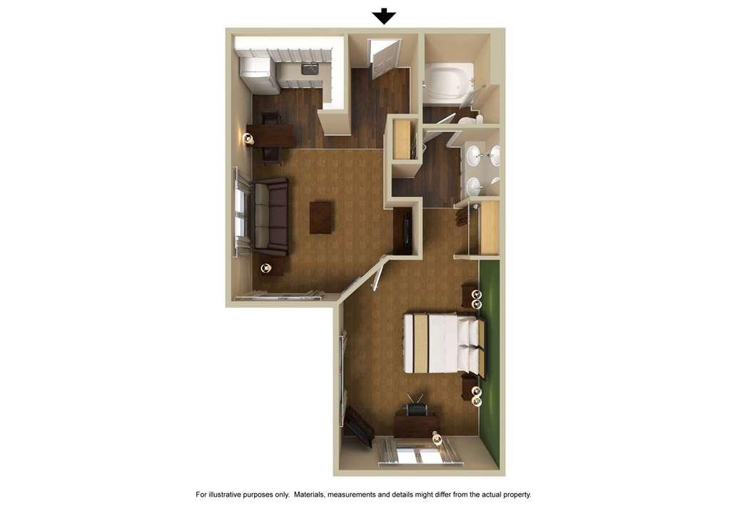 Extended Stay America Suites - Dallas - Las Colinas - Green Park Dr Irving Pokój zdjęcie